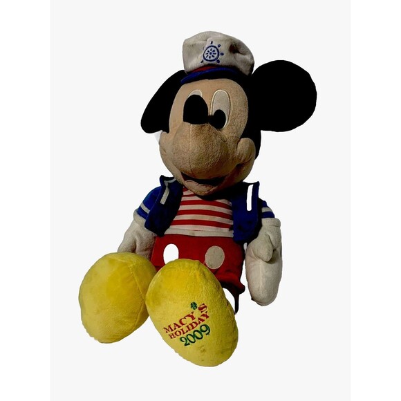 Disney Mickey Mouse Sailor Macy's Holiday Edition 20” Stuffed Plush 2009 - Picture 4 of 7
